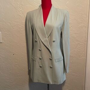 J Taylor double breasted blazer